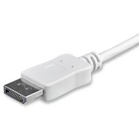 StarTech.com 1 m USB-C naar DisplayPort kabel 4K 60Hz wit - thumbnail