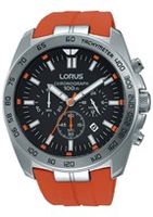 Horlogeband Lorus VD53-X190 / RT331EX9 / RHG021X Rubber Oranje 12mm