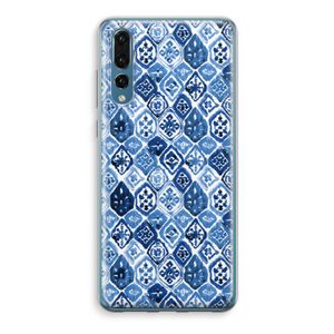 Blauw motief: Huawei P20 Pro Transparant Hoesje