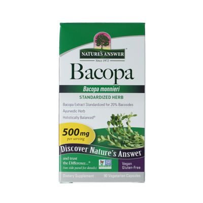 Natures Answer Bacopa 500mg 90 Capsules