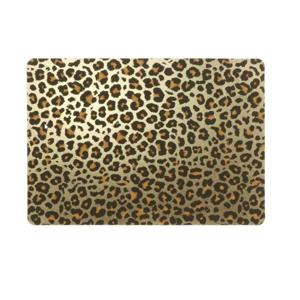 Tafel Placemats/onderleggers - 4x - gouden panterprint - 30 x 45 cm - Tafel dekken