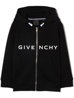 Givenchy Kids Hoodie met logoprint - Zwart - thumbnail