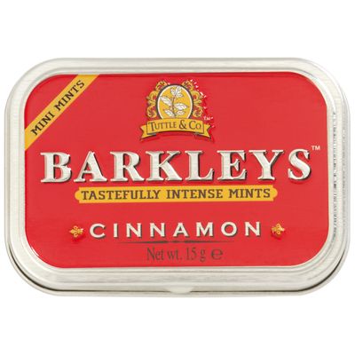 Barkleys Barkleys - Mini Mints Cinnamon Sugarfree 15 Gram