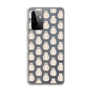Uilen: Samsung Galaxy A72 Transparant Hoesje