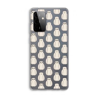 Uilen: Samsung Galaxy A72 Transparant Hoesje