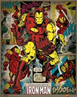 Poster Marvel Comics - Iron Man - Retro 40x50cm