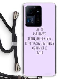 GSM: Xiaomi Mi Mix 4 Transparant Hoesje met koord