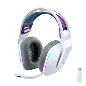 Logitech G733 LIGHTSPEED On Ear headset Gamen Radiografisch 7.1 Surround Wit Volumeregeling
