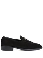 Giuseppe Zanotti mocassins Archibald en daim - Noir