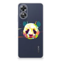 OPPO A17 Telefoonhoesje met Naam Panda Color - thumbnail