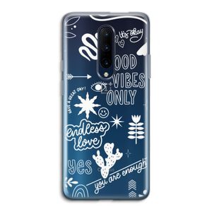 Good vibes: OnePlus 7 Pro Transparant Hoesje