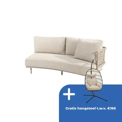 Loungebank Sardinia Chaise Latte 2 zits Gedeelte Links Deel Kussens 4SO Bank Buiten Tuin 4 Seasons O Loungebank Sardinia Chaise Latte 2 zits Gedeelte Links Deel Kussens 4SO Bank Buiten Tuin 4 Seasons O