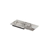 INK Post Wastafel keramische slab envelop bak links zonder kraangat 100x45x1 Island glossy
