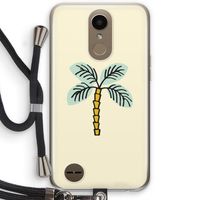 Palmboom: LG K10 (2017) Transparant Hoesje met koord