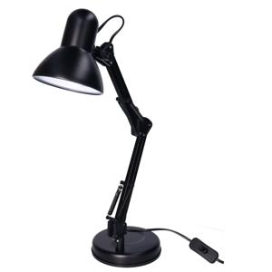 Zwarte bureaulamp/tafellamp 37 x 15 x 42 cm