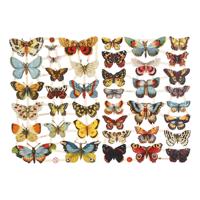 Creativ Company Vintage plaatjes vlinders, 2 vellen