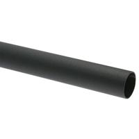 Leen Bakker - Gordijnroede 160cm Mat - Ø28mm (1209153) - Metaal - Zwart