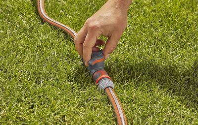 Gardena Coupling with Flow-Control Valve
