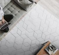 Simplistisch geometrisch vinyltapijt