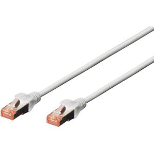 Digitus DK-1644-030 RJ45 Netwerkkabel, patchkabel CAT 6 S/FTP 3.00 m Grijs Halogeenvrij, Verdraaide paren, Snagless, Vlambestendig 1 stuk(s)