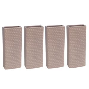 10x Radiator bak luchtbevochtigers / waterverdampers rechthoekig Luna oudroze 17,7 cm