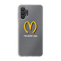 I'm lovin' you: Samsung Galaxy A32 5G Transparant Hoesje