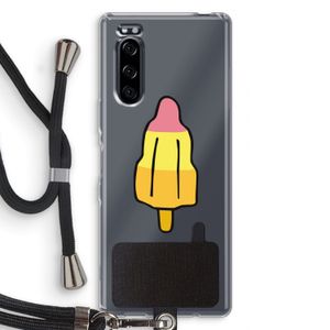 Raketijsje: Sony Xperia 5 Transparant Hoesje met koord