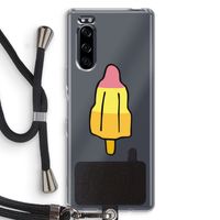 Raketijsje: Sony Xperia 5 Transparant Hoesje met koord