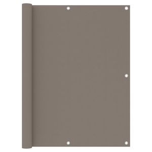 VidaXL Balkonscherm 120x500 cm oxford stof taupe