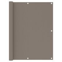 VidaXL Balkonscherm 120x500 cm oxford stof taupe