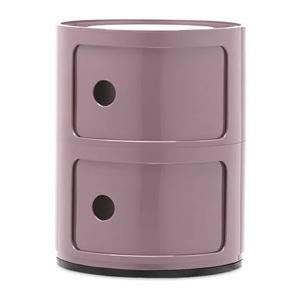 Kartell Componibili Kast - 2 Modules - Mauve