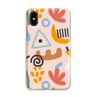 Abstract: iPhone X Volledig Geprint Hoesje