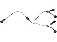Kerstverlichting T-splitter - Accessoires Kerstverlichting - IP44 - Zwart