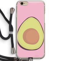Avocado: iPhone 6 / 6S Transparant Hoesje met koord