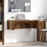 Aan de muur bevestigd bureau Oud Hout 100 x 45 x 30 cm