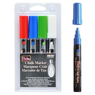 Krijtmarkers Marvy Uchida 4 stuks