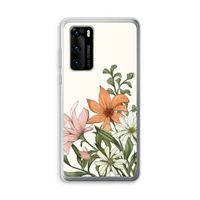 Floral bouquet: Huawei P40 Transparant Hoesje