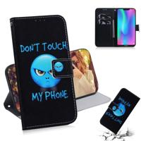 Woede patroon gekleurde tekening horizontale Flip lederen case voor Huawei Honor quater met houder & card slots & portemonnee