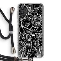 Vexx Black City : Samsung Galaxy A32 5G Transparant Hoesje met koord