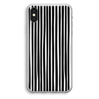 Stripes: iPhone X Transparant Hoesje