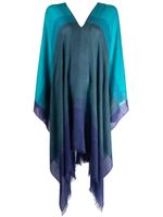 N.Peal robe-caftan à effet dégradé - Vert