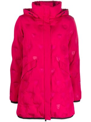 Rossignol doudoune à capuche - Rose