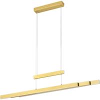 LED Hanglamp 54W - Aanpasbare Lichtkleur - Rechthoekig Design - Mat Goud