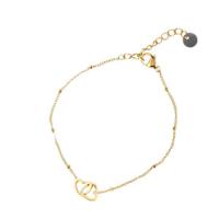 Go Dutch Label Armband met Hartjes Goud