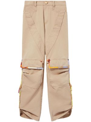 PUCCI pantalon à poches cargo - Tons neutres