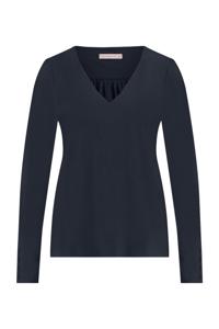 Studio Anneloes Lesley Shirt 09459 T-shirt Lange Mouw 6900 Dark Blue