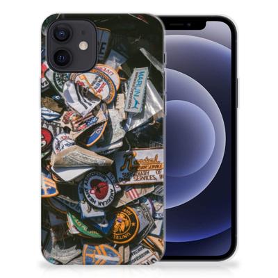 iPhone 12 | 12 Pro (6.1") | Siliconen hoesje | met foto Badges