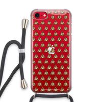 Poop emoji: iPhone SE 2020 Transparant Hoesje met koord