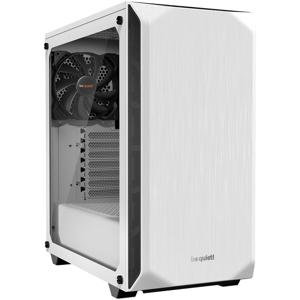 BeQuiet Pure Base 500 Windows Midi-tower PC-behuizing, Gaming-behuizing Wit 2 voorgeïnstalleerde ventilators, Zijvenster, Stoffilter, Geluidsdemping