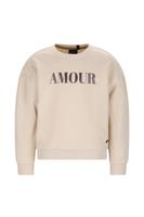 Like Flo winter sweater meisjes - beige - Danee - print